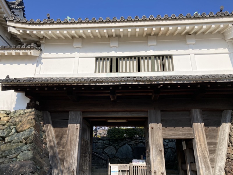和歌山城　天守閣入り口の門