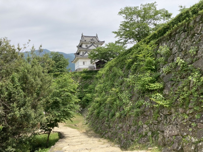 宇和島城への道