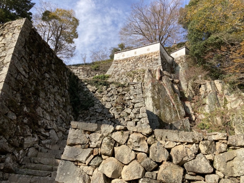 備中松山城への道