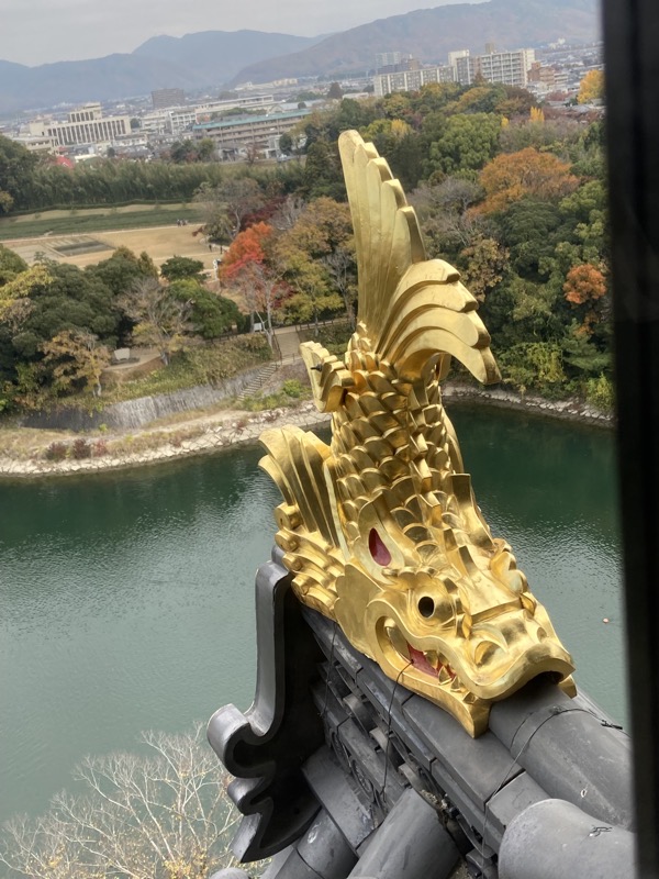 岡山城の鯱